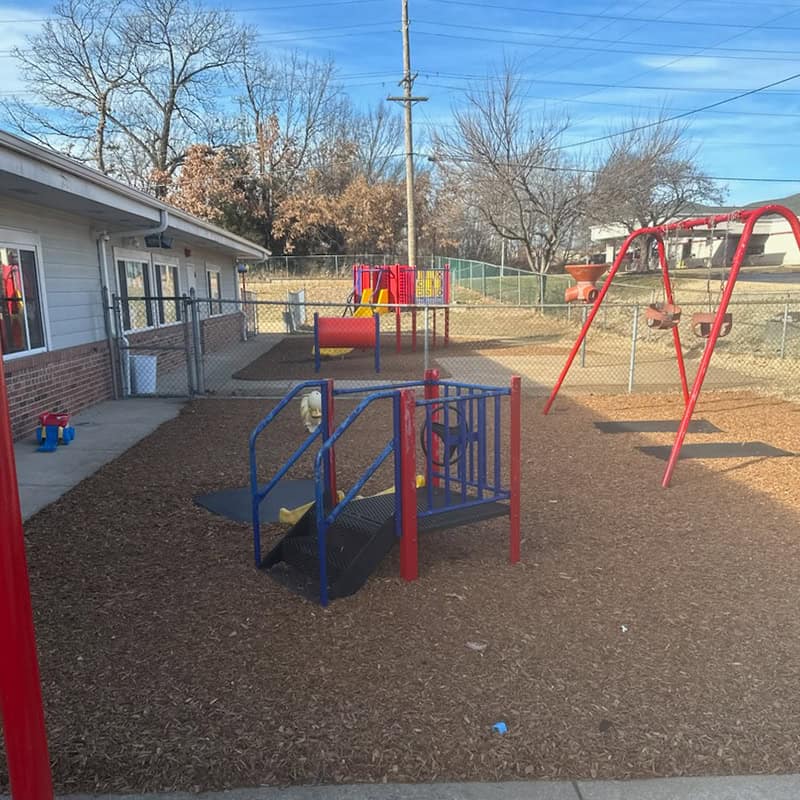 Playground Mulching